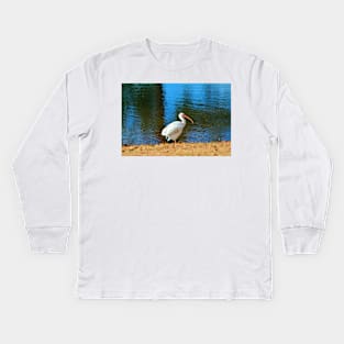 White Ibis Kids Long Sleeve T-Shirt